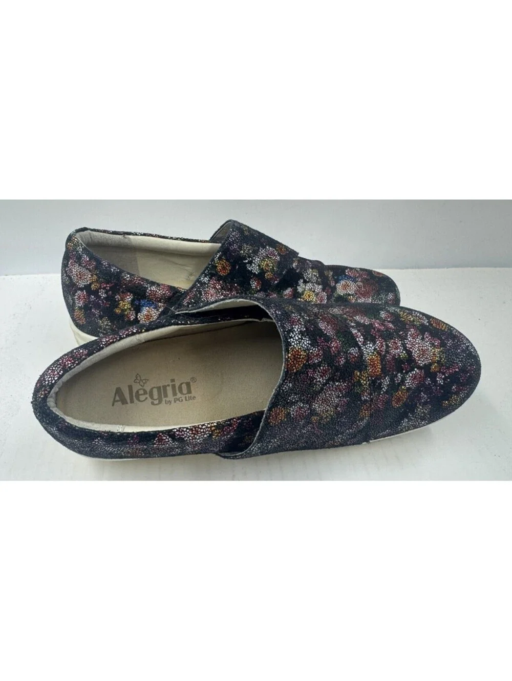 Alegria Qin Garland Women's Shoes Size 10.5  Leather Floral Shoes QIN-689